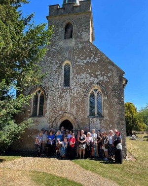 StNicholas Church with Tour Group